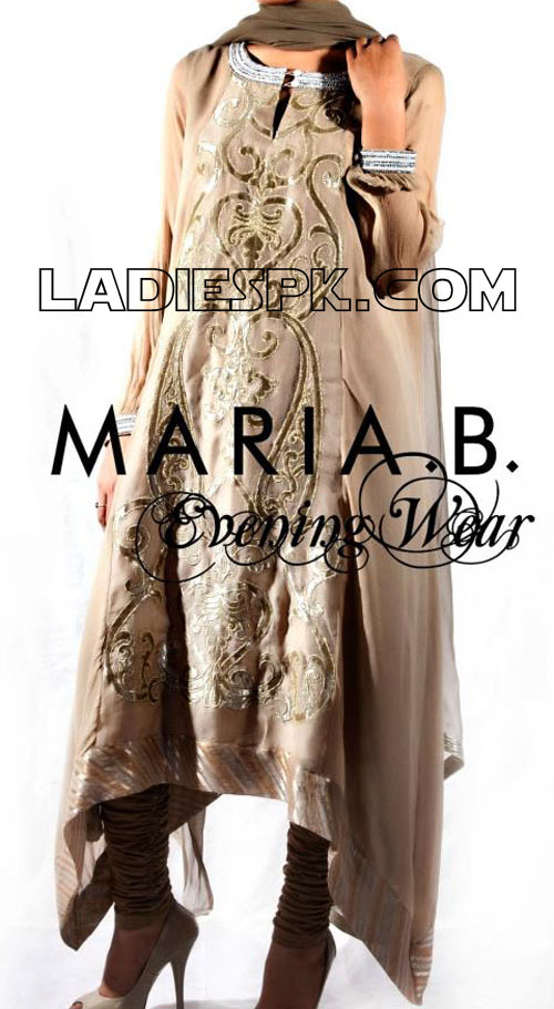 maria b evening dresses Latest Spring Evening Wear Dresses 2013 for Women
